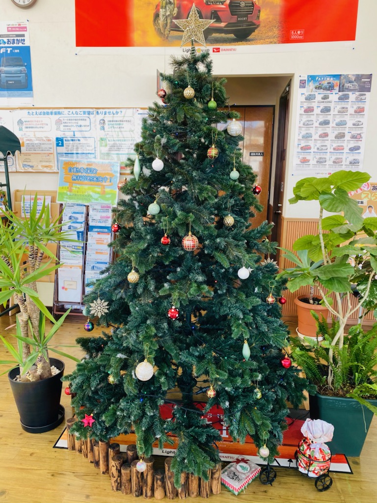 クリスマスツリー飾りました ダイハツ東京 クリスマスツリー飾りました ダイハツ東京